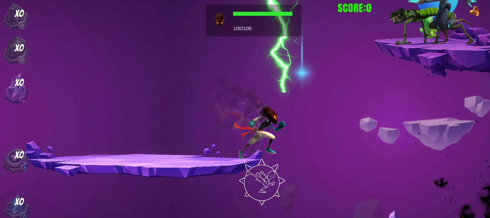 Galactic Warrior — capture de gameplay 2